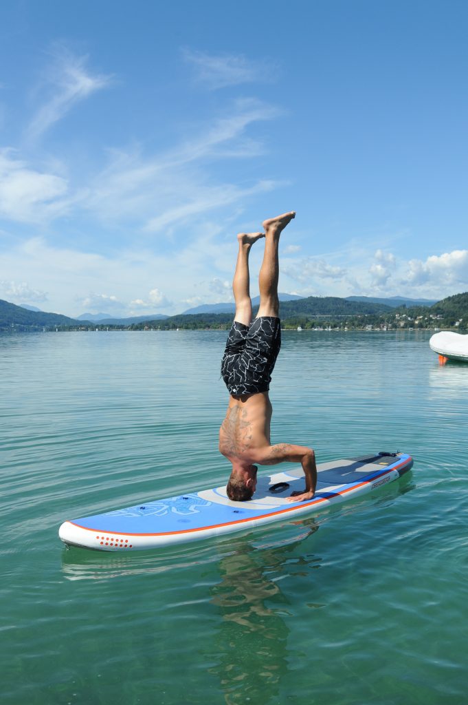 Triathlon Selbstversuch Ironman Training Woerthersee, Klagenfurt, Oesterreich Ironman Austria Kaernten